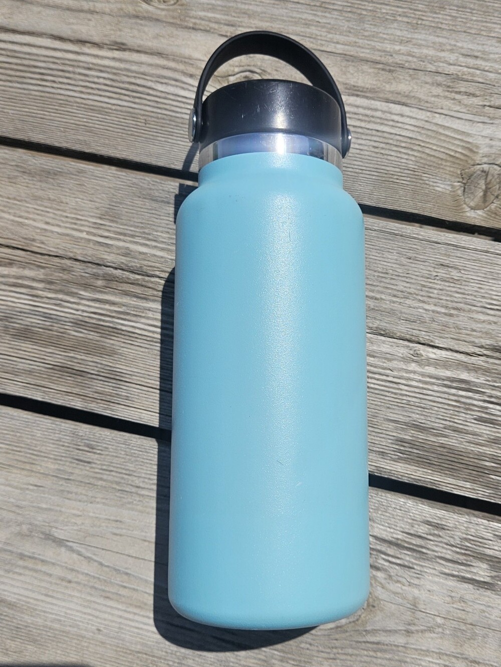Hydro Flask 32oz Wide Mouth Water Bottle In Dew / Mint Green / Blue - Picture 2 of 4